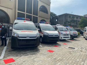 Donation of Ambulances to the Government
