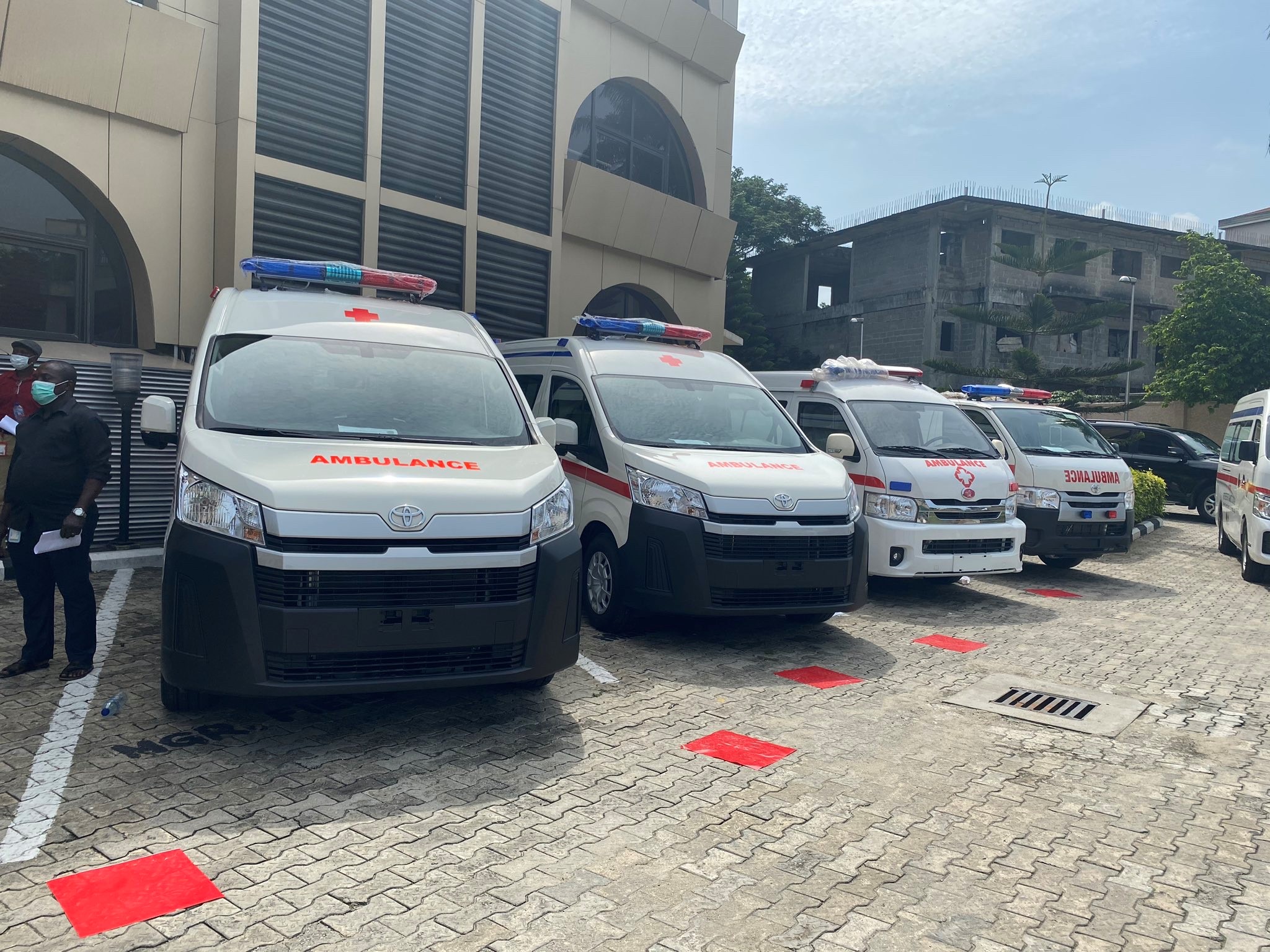 Donation of Ambulances to the Government